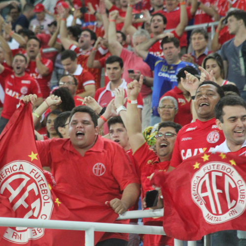 Torcida do América esgota ingressos e Arena das Dunas terá recorde no duelo decisivo contra o Santa Cruz