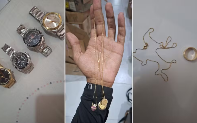 Polícia prende dois suspeitos de integrar quadrilha que furtava joias e relógios de luxo em Natal
