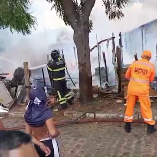 Incêndio na Cidade da Esperança pode ter sido provocado por homem em surto