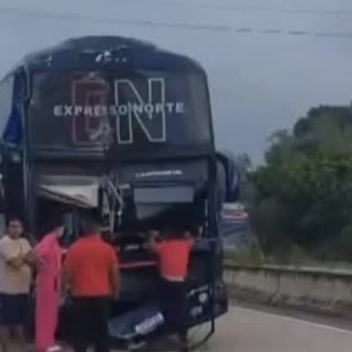 Colisão entre ônibus e caminhão deixa nove feridos na BR-101 em Arês