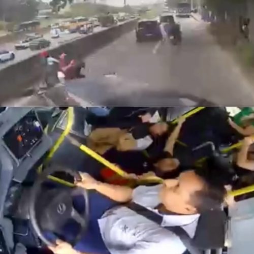 Ônibus desgovernado atinge fila de carros na Raposo Tavares; vídeo registra momento de pânico e deixa 13 feridos