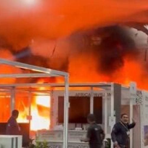 INCÊNDIO NA COP30 CAUSA CORRERIA EM BELÉM