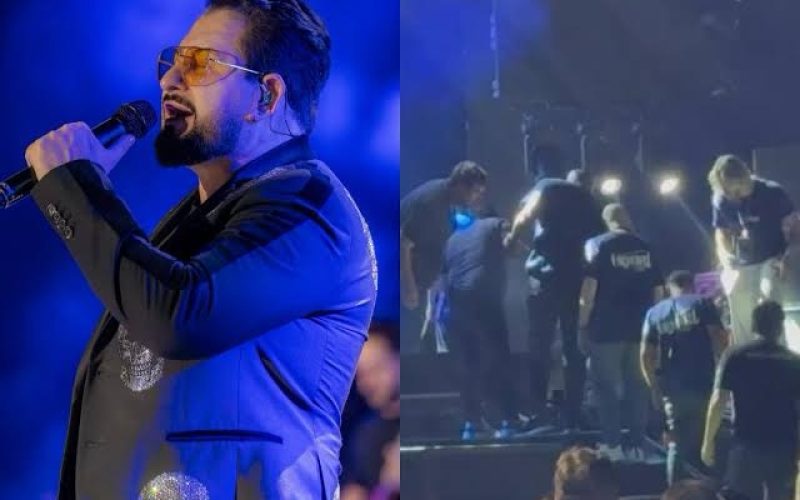 Marrone sofre queda do palco em show e precisa levar pontos na testa