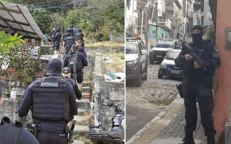 Operação Farol da Justiça mobiliza mais de 100 policiais e intensifica cerco ao crime em Mãe Luíza