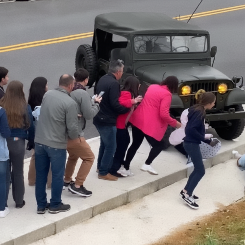 Acidente interrompe desfile de 7 de setembro após veículo militar atingir público